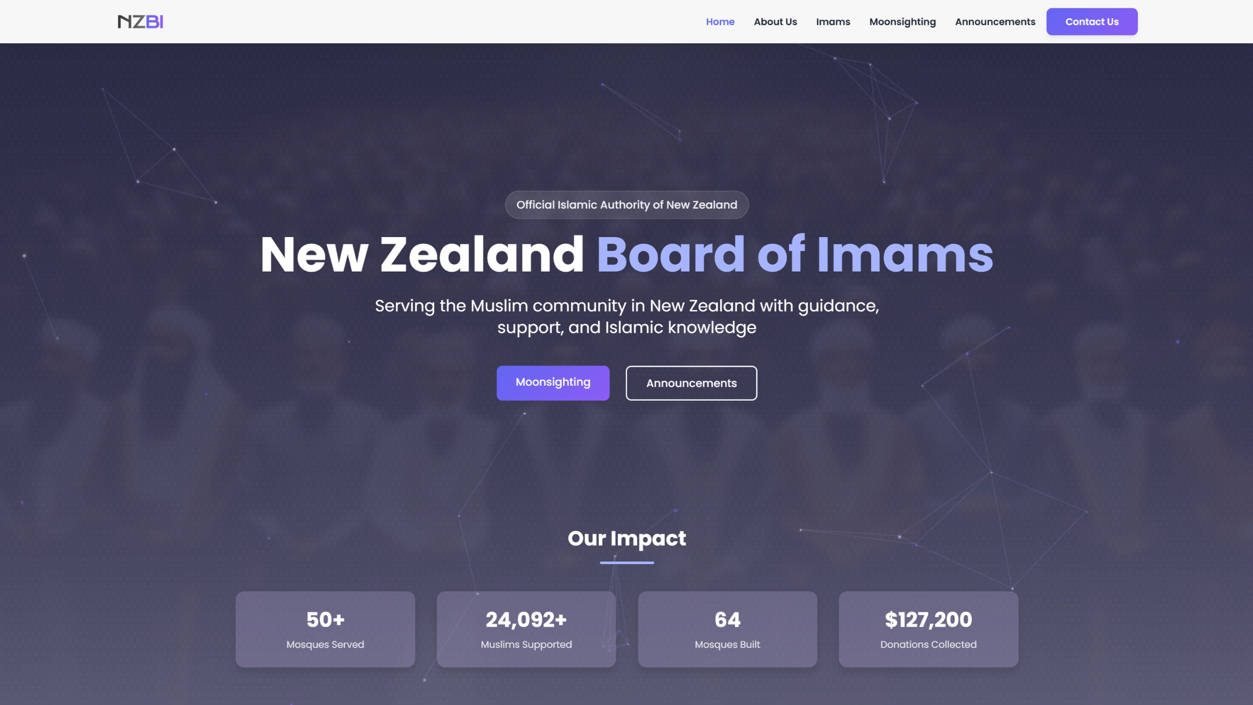 New Zealand Board of Imams Website